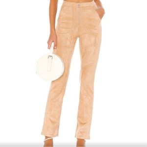 Majorelle suede pants